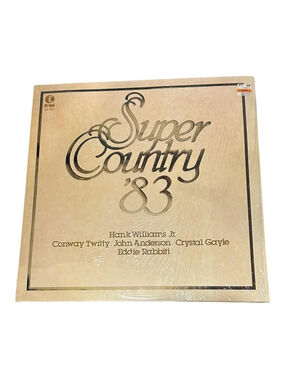 Vintage Super Country '83 Vinyl LP 1983 K-Tel Compilation Country Black Canada